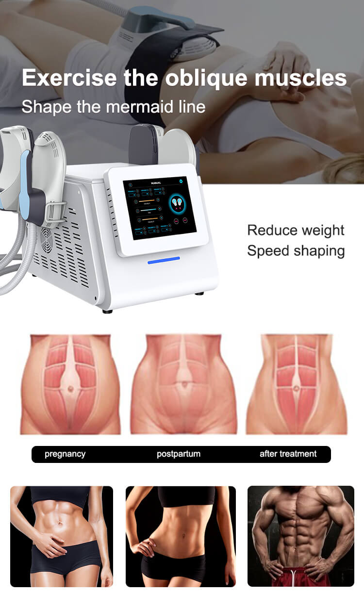 High Frequency Stimulation Electromagnetic Vibration Body Sculpting Machine