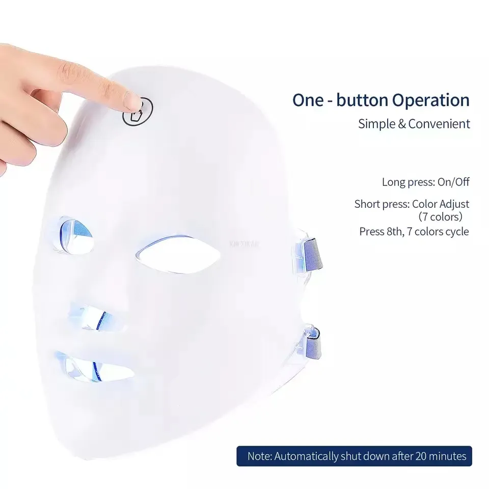 Wholesale 7-Color LED Facial Beauty Mask