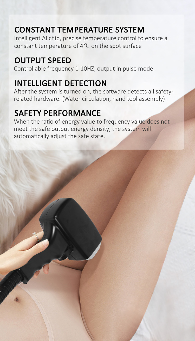 Classical Vertical 2500W 808nm Diode Laser Hair Removal Machine