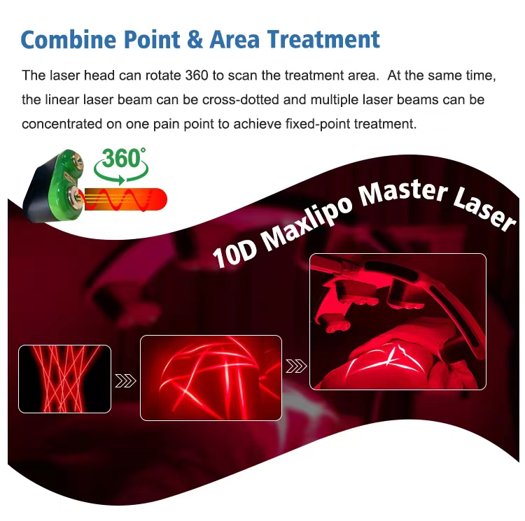 10D Maxlipo Master Laser & EMSCryo plates Weight Loss Machine