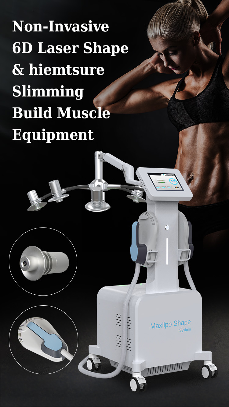 6D Laser & Hiemtsure Slimming and Muscle Building Machine